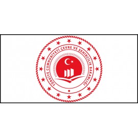 Çevre ve Şehircilik Bakanlığı Bayrağı (Yeni Logo) 70x105cm