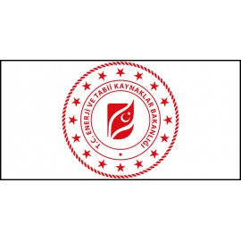 Enerji ve Tabii Kaynaklar Bakanlığı Bayrağı (Yeni Logo) 70x105cm