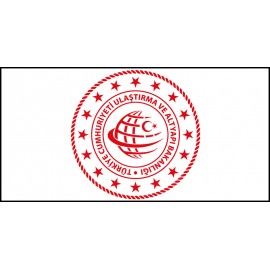Ulaştırma ve Altyapı Bakanlığı Bayrağı (Yeni Logo) 70x105cm