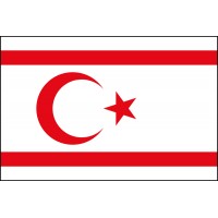 Kuzey Kıbrıs Bayrağı 70x105cm