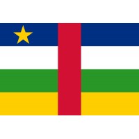 Orta Afrika Cumhuriyeti Bayrağı 70x105cm