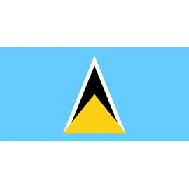 Saint Lucia Bayrağı 70x105cm