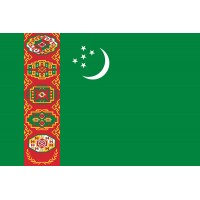 Türkmenistan Bayrağı 70x105cm